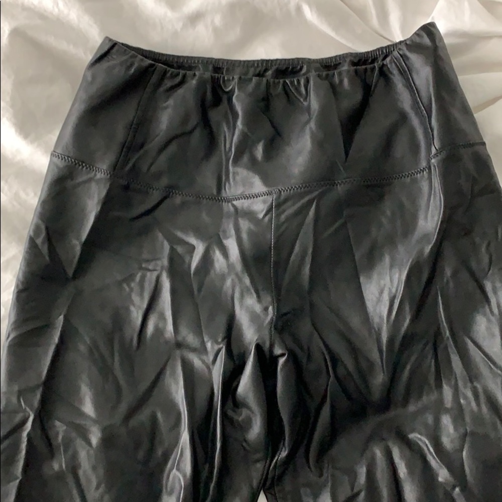 Aritzia leather leggings